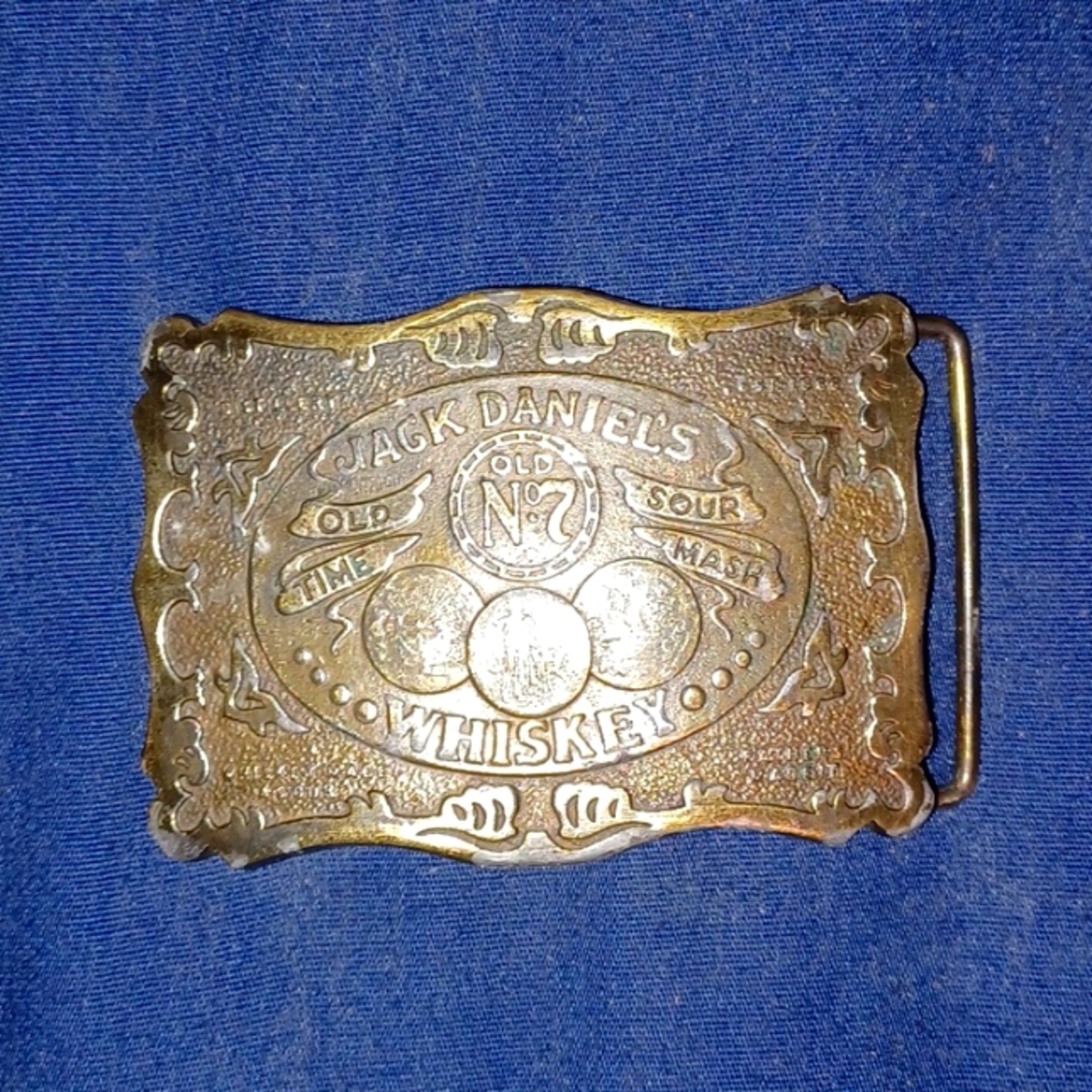 Jack Daniel's whiskey belt buckle